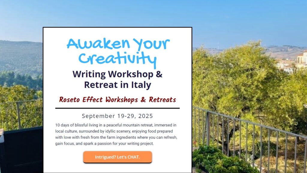 Sep 19-29 | Writer’s Workshop & Retreat in Italy