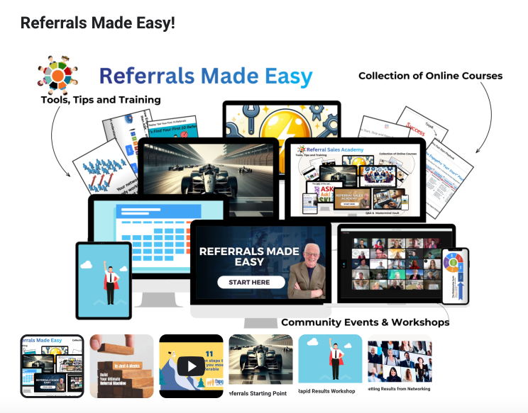 Referrals Made Easy… Free Learning Center